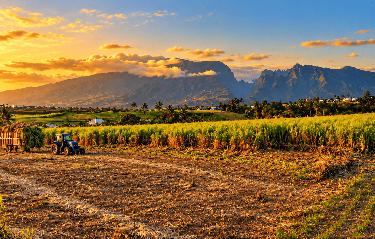 Périmètre irrigué à La Réunion